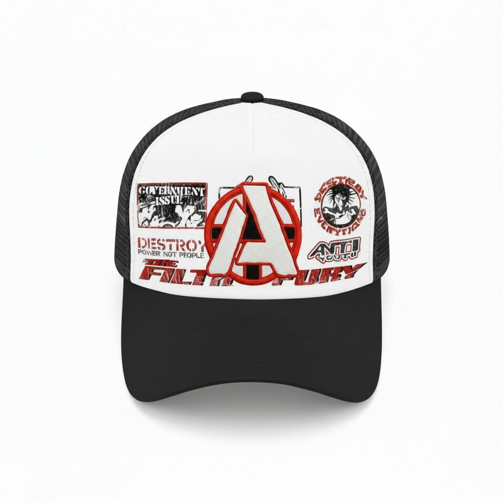 PROPAGANDA HAT [WHT/BLK]