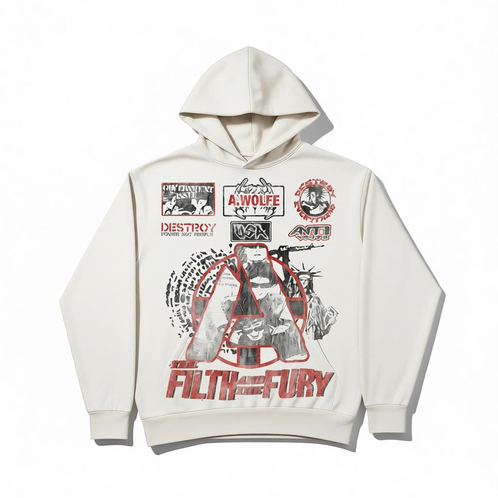 PROPAGANDA HOODIE [BONE]